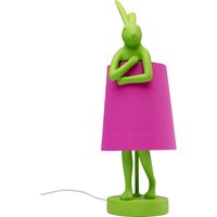 KARE DESIGN Tischleuchte Animal Rabbit Grün/Pink 50cm