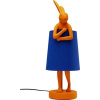 KARE DESIGN Tischleuchte Animal Rabbit Orange/Blau 50cm