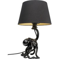 KARE DESIGN Tischleuchte Octopus Schwarz 43cm