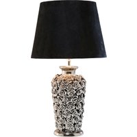 KARE DESIGN Tischleuchte Rose Silber 57cm