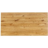 KARE DESIGN Tischplatte Tavola Schweizer Kante Eiche 160x80