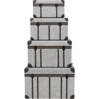 KARE DESIGN Truhe Espresso (4/Set)