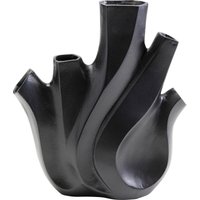 KARE DESIGN Vase Flame Schwarz 29cm