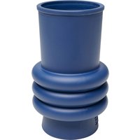 KARE DESIGN Vase Gina Trible Blau 17cm