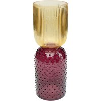 KARE DESIGN Vase Marvelous Duo Gelb Lila 38cm