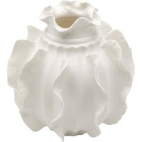 KARE DESIGN Vase Viento Weiß 23cm