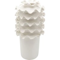 KARE DESIGN Vase Viento Weiß 39cm