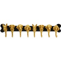 KARE DESIGN Wandgarderobe Dog Family Gold 69cm