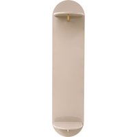 KARE DESIGN Wandgarderobe Groove Taupe 40x170cm