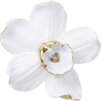 KARE DESIGN Wandschmuck Orchid Weiß 24x25cm