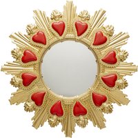 KARE DESIGN Wandspiegel Flaming Heart Ø39cm