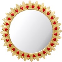 KARE DESIGN Wandspiegel Flaming Heart Ø81cm