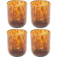KARE DESIGN Wasserglas Caramel 10cm (4/tlg.)