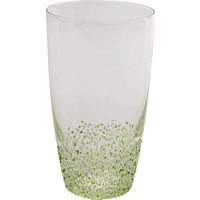 Wasserglas Confetti Grün 15 cm Wasserglas Confetti Grün 15 cm