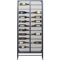 KARE DESIGN Weinregal Porto Schwarz 75x180cm