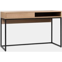 Bureau enfant en bois couleur naturel avec pied noir Aidan