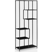 Klast Aktion 10% Rabatt auf die schwarze Metallregal Ewan MF0069NE