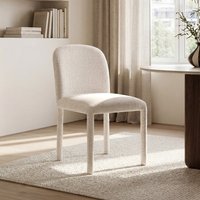 Klast Jetzt 11% sparen Beiger gepolsterter Stuhl Jaya im Angebot