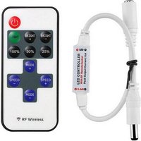 Single Color LED Strip Controller 12V 72W ¨C Adjustable Brightness LED Dimmer