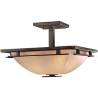 Two Light Semi Flush Mount