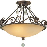 Two Light Semi-Flush Mount