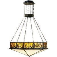 Six Light Inverted Pendant