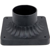 Pier Mount Flange Black