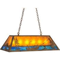 Six Light Oblong Pendant