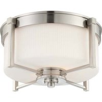 Two Light Flush Mount