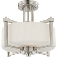 Two Light Semi Flush Mount