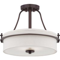 Two Light Semi Flush Mount