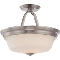 Two Light Semi Flush Mount