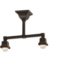 Two Light Semi-Flushmount Hardware