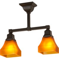 Two Light Semi-Flushmount