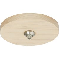 Canopy 4`` Round Flush Maple Wood