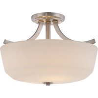 Two Light Semi Flush Mount