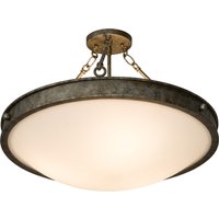 Three Light Semi-Flushmount
