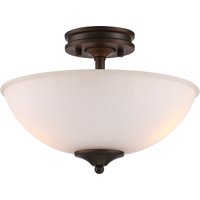 Two Light Semi Flush Mount