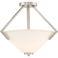Two Light Semi Flush Mount