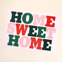 Lune Club Home Sweet Home A3 Print Lune Club Home Sweet Home A3 Print