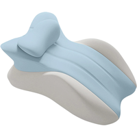 Ergonomiczna poduszka do leżenia na brzuchu z podparciem pleców i szyi 58 × 38 × 23 cm pianka pamięciowa zdejmowany pokrowiec