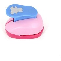 Mini dziurkacz w kształcie misia Dziurkacz kształtujący motyw misia Dziurkacz dla dzieci Dziurkacz dziecięcy z misiem 5 x 4,5 x 3 cm