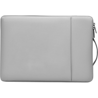 Obudowa na laptop 15 cali, wyściełana torba 40 x 30 cm z zamkiem błyskawicznym wzdłuż krawędzi, uchwytem do przenoszenia i zewnętrzną kieszenią na akc