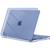 Ochronny pokrowiec na MacBook Neo 13 cali model S3404 cienkie dwuczęściowe etui odporne na zarysowania i odciski palców do szkoły i pracy niebieski