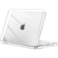 Ochronny pokrowiec na MacBook Neo 13 cali model S3404 cienkie dwuczęściowe etui odporne na zarysowania i odciski palców do szkoły i pracy przezroczyst
