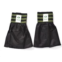 Pokrowce na buty 26,5 x 23 cm Wodoodporne i oddychające Elastyczny brzeg i regulowane mocowanie Czarne Do turystyki, biegu w terenie i kolarstwa
