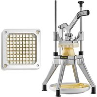 Ręczna krajalnica do warzyw 9,5 mm ze stali nierdzewnej Ręczna krajalnica do owoców i warzyw Siekacz do warzyw z ergonomicznym uchwytem 22 x 47 cm