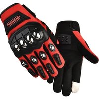 Takticzne rękawice unisex z stalowym wzmocnieniem na stawach z dotykowym palcem z poliestru w uniwersalnym rozmiarze do samoobrony i sportów motocyklo