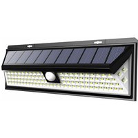 1 Pack Security Outdoor Motion Sensor Solar Wall Light Black -90 led Without Remote