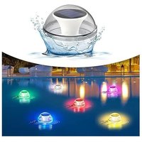 1 pcs ,Pool Lights,Floating Pool Lights,IP65 Waterproof Floating Pool Lights,Solar Power Pond Lamp with Color Changing Waterproof Ball Light for